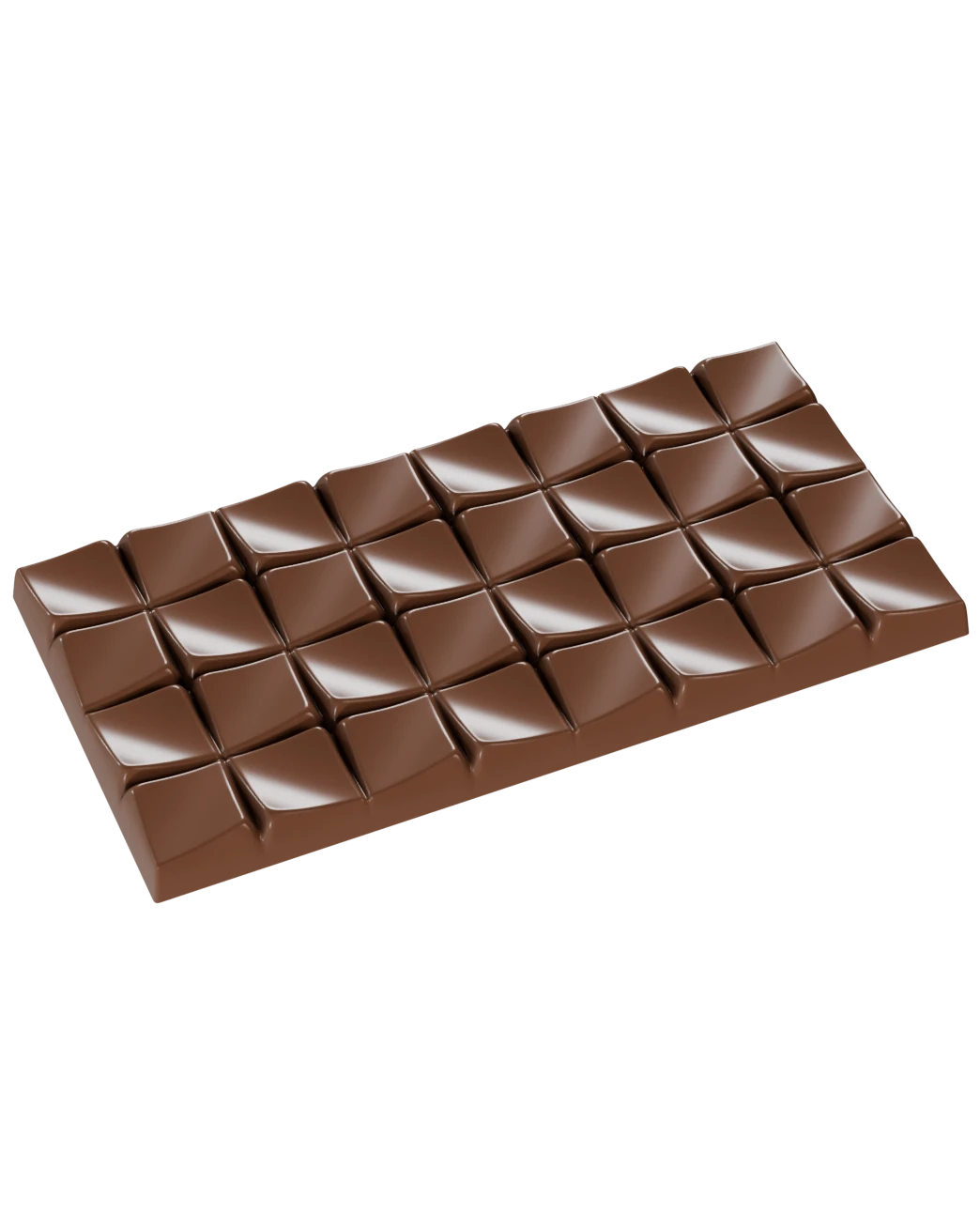 2006-Tablet Optik 3D Desenli Polikarbon Çikolata Kalıbı