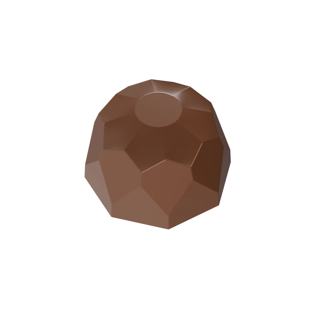 4002-Pralin Elmas Kesim Küre Modeli Polikarbon Çikolata Kalıbı