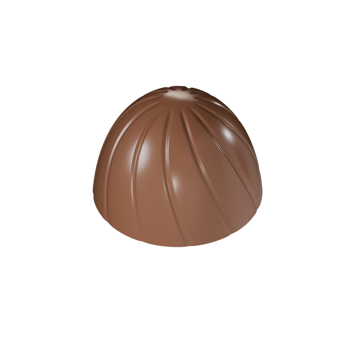 4005-Pralin Dinamik Alev Formlu Polikarbon Çikolata Kalıbı