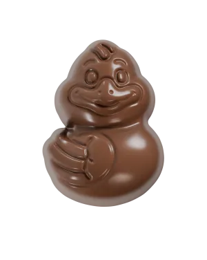 5011-Figür Sevimli Ördek Tasarımlı Polikarbon Çikolata Kalıbı