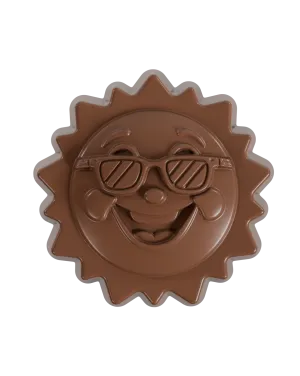 5013-Figür Güneş Gözlüklü Cool Güneş Polikarbon Çikolata Kalıbı